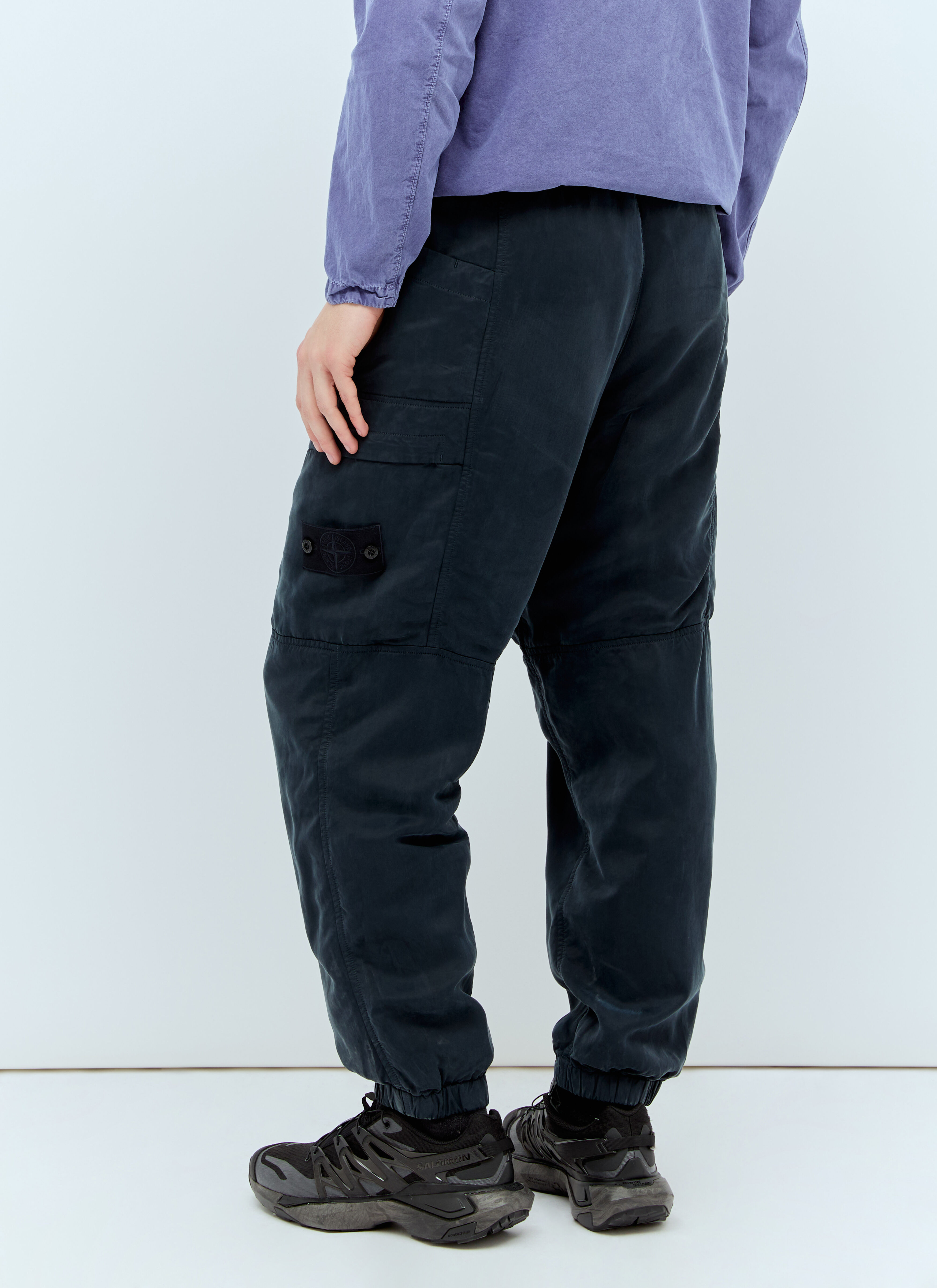 Stone Island Men's' Ghost Cargo Pants in Navy | LN-CC®