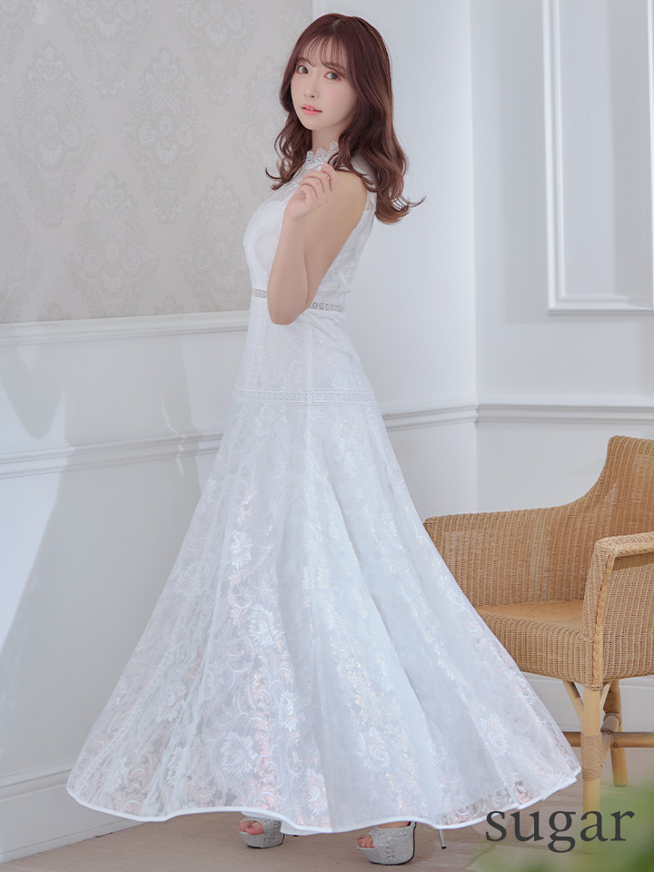 XS-Lサイズあり【ERUKEI エルケイ】総レース/ ノースリーブ/ Aライン