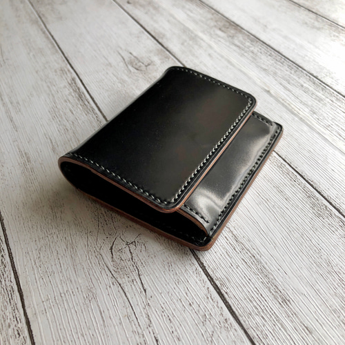 完成品 Horweenシェルコードバンブラック ミニウォレット その他ミニ