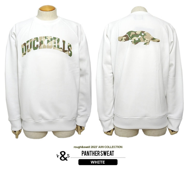 rough&swell［ラフアンドスウェル］PANTHER SWEAT/裏起毛スウェット