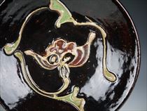 河井寛次郎 「鉄釉筒描花文鉢」｜商品一覧｜GALLERY 帝塚山