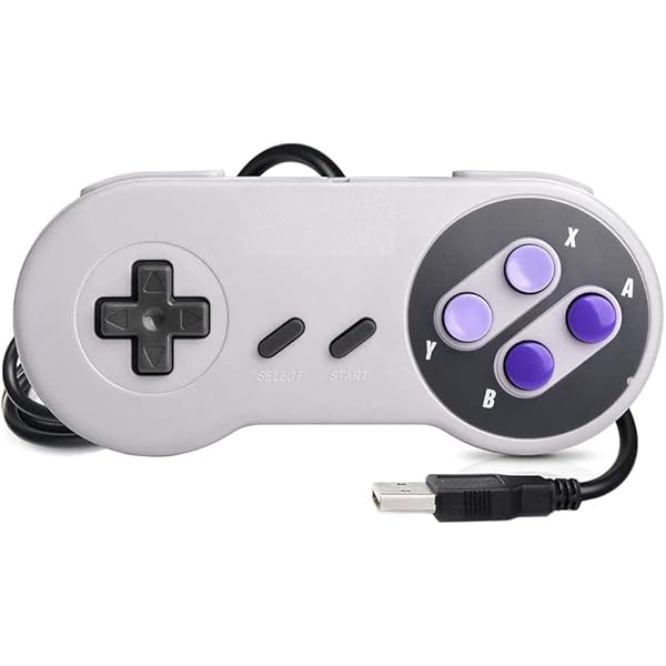 Amazon.co.jp: for SNESハンドルゲームパッドゲームパッド USB
