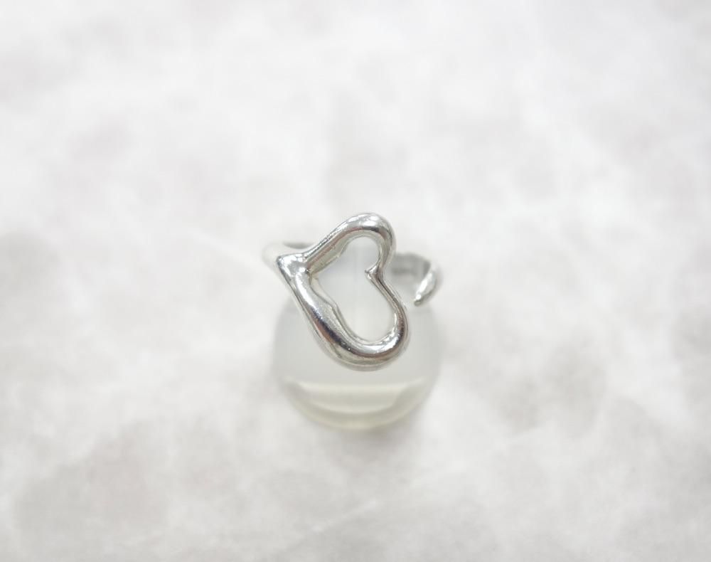 Tiffany & Co ティファニー オープンハート リング 指輪 silver925 9号
