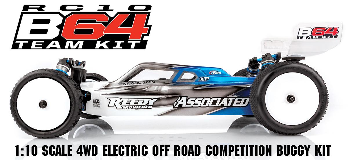 NEW! RC10B64 Team Kit | Associated Electrics
