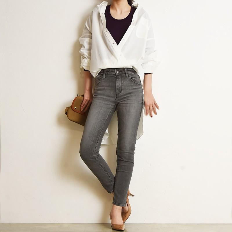 YANUK（ヤヌーク） ルース RUTH スリム テーパード デニムパンツ