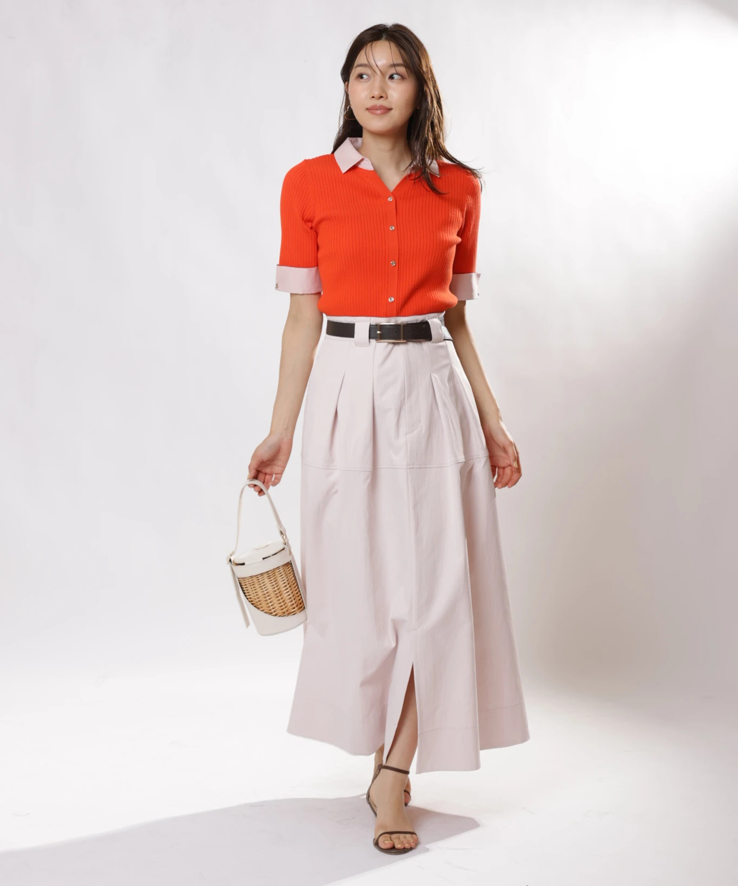 太ベルト付タックスカート | スカート | JUSGLITTY（ジャス