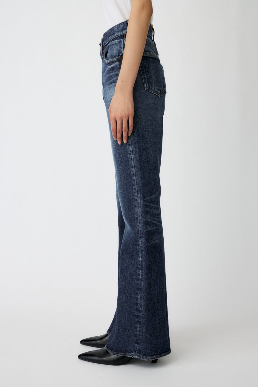 MOUSSY | MVS D/BLU FLARE / ロングサイズ (フレア ) |SHEL'TTER WEBSTORE